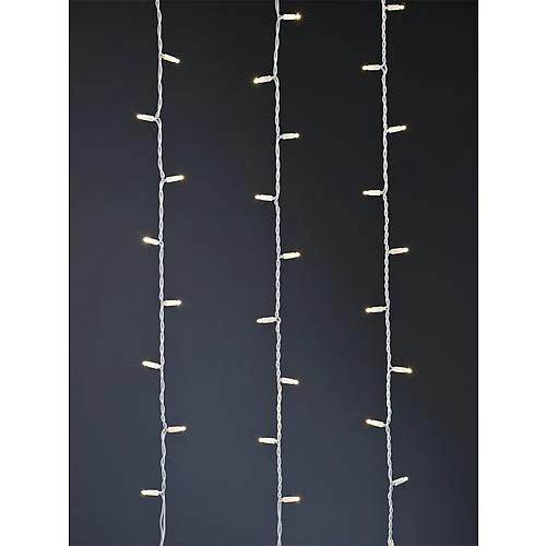 SYSTEM-LED Curtain-Extra 1x4m 466-56-14weißes Kabel, warmweiße LED