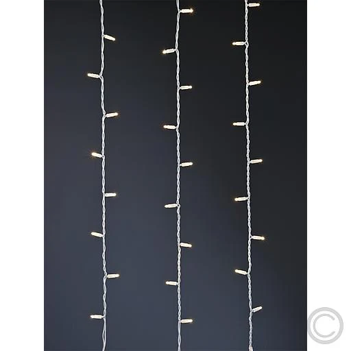 SYSTEM LED Curtain-Extra 1x2m ww 466-56 weißes Kabel