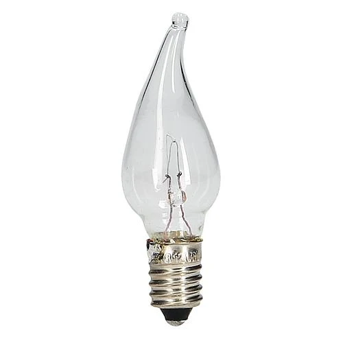 Ersatzbirne gedrehte Spitze klar 12V 3W E10