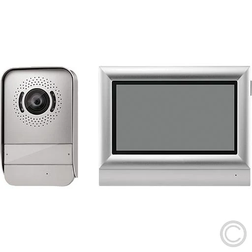 EGB Video-Set 2.0 mit Monitor 7' silber/weiß