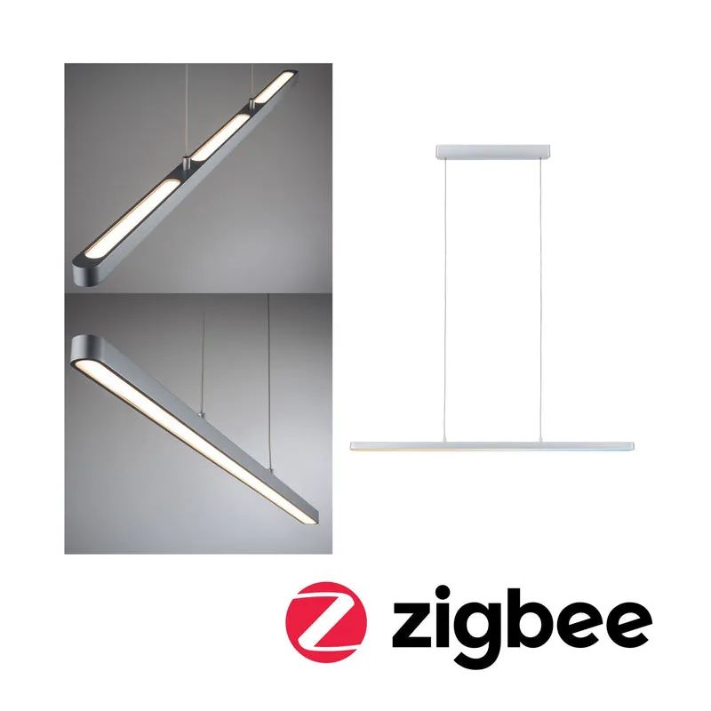 Paulmann LED Pendelleuchte Lento Smart Home Zigbee 3.0 Tunable White 2100lm 41,5W Chrom matt dimmbar
