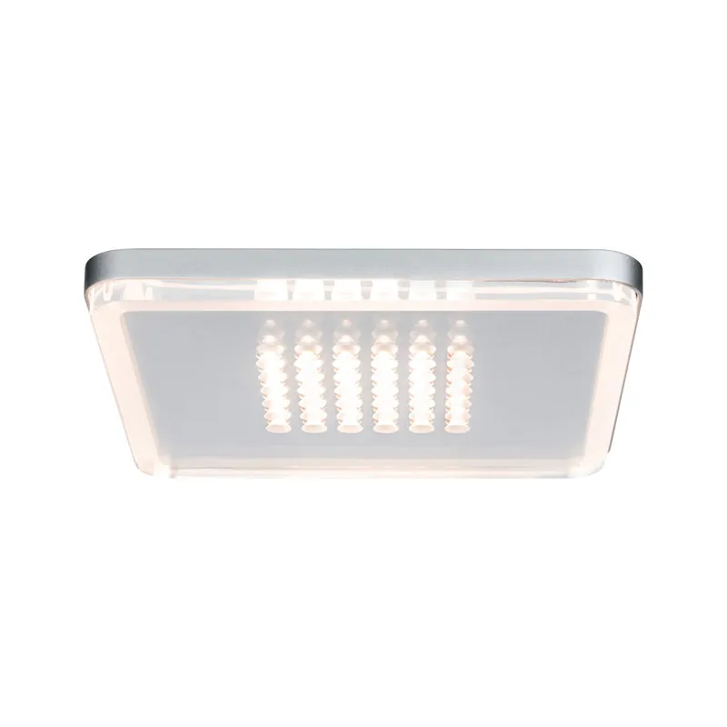 Paulmann Premium EBL Set Panel Shower eckig LED 1x10W 2700K 230V 210mm Chrom matt/Alu