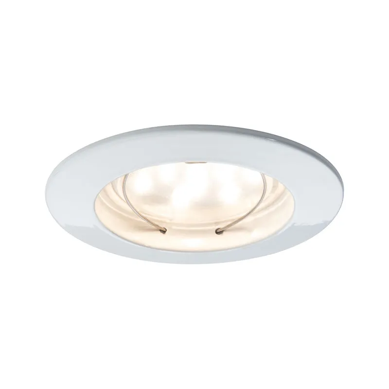 Paulmann Premium EBL Set Coin rund starr LED 3x6,8W 2700K 230V 51mm Ws matt/Alu Zink