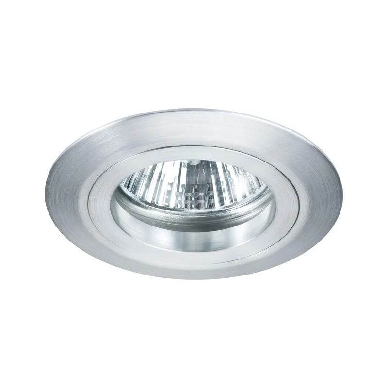 Paulmann Premium EBL Drilled Alu rund starr max.1x40W 230V GU10 51mm Alu gedreht