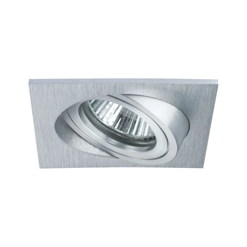 Paulmann Premium EBL Set Drilled Alu eckig schwb. 3x40W 230V GU10 51mm Alu geb