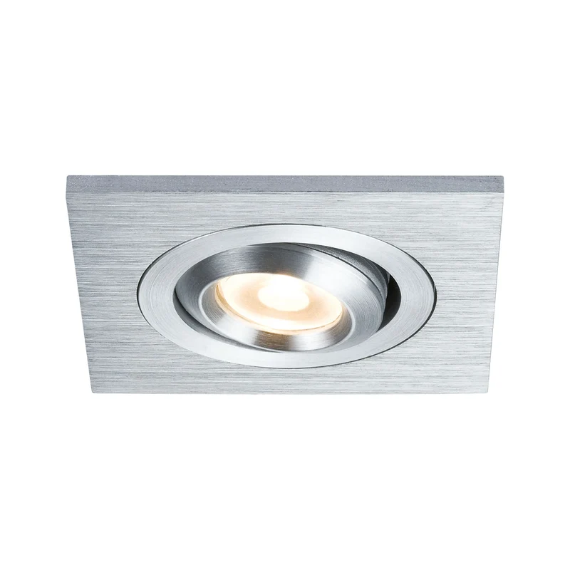 Paulmann Premium EBL Set Drilled Alu LED eckig schwb. 3x3W 700mA 60x60mm Alu geb./Alu
