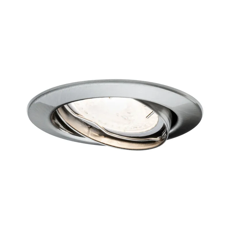 Paulmann Decke EBL Set LED schwenkbar 3x425lm 3x6,5W 230V GU10 51mm Eisen geb/Metall