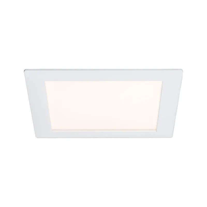 Paulmann Premium EBL Set Panel eckig LED 1x6,5W 2700K 7VA 230V/350mA 120mm Ws matt/Alu