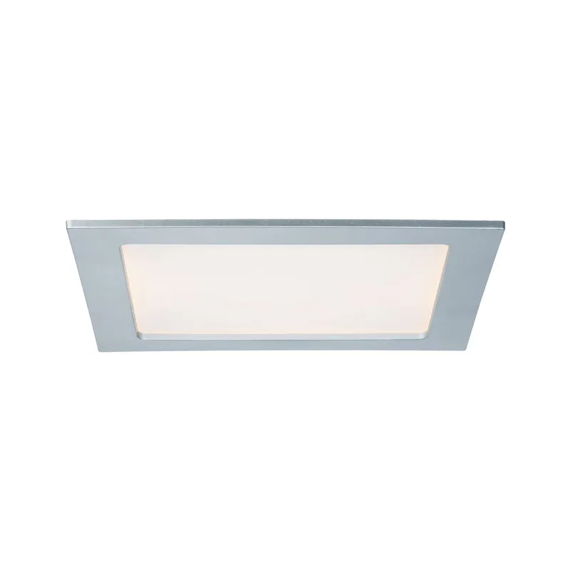 Paulmann Quality EBL Set Panel eckig LED 1x18W 2700K 230V 220x220mm Chr m/Kunststoff