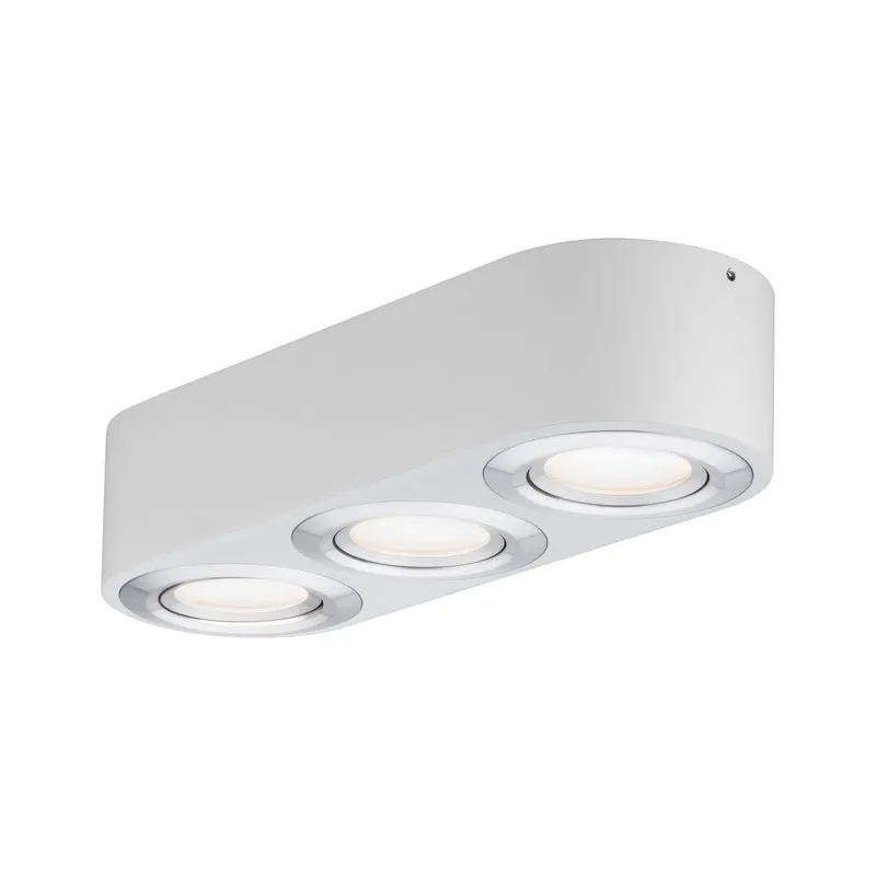 Paulmann WallCeiling Argun LED 3x4,8W Weiß Alu gebürstet 230V Metall