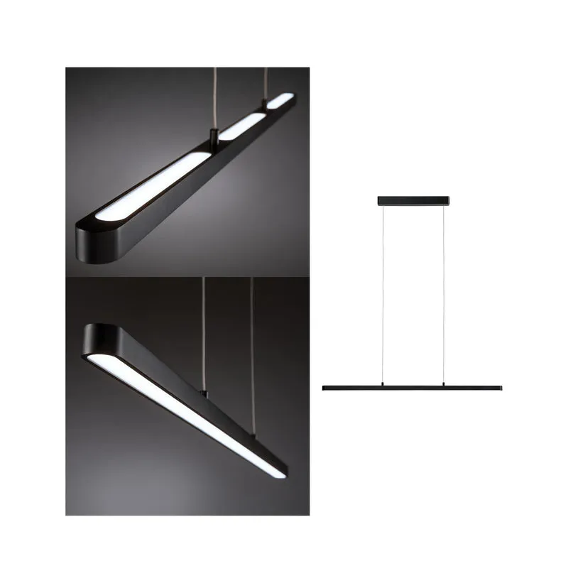 Paulmann Lento BLE Pendelleuchte LED 1x43W TunW Schwarz 230V Aluminium/Kunststoff