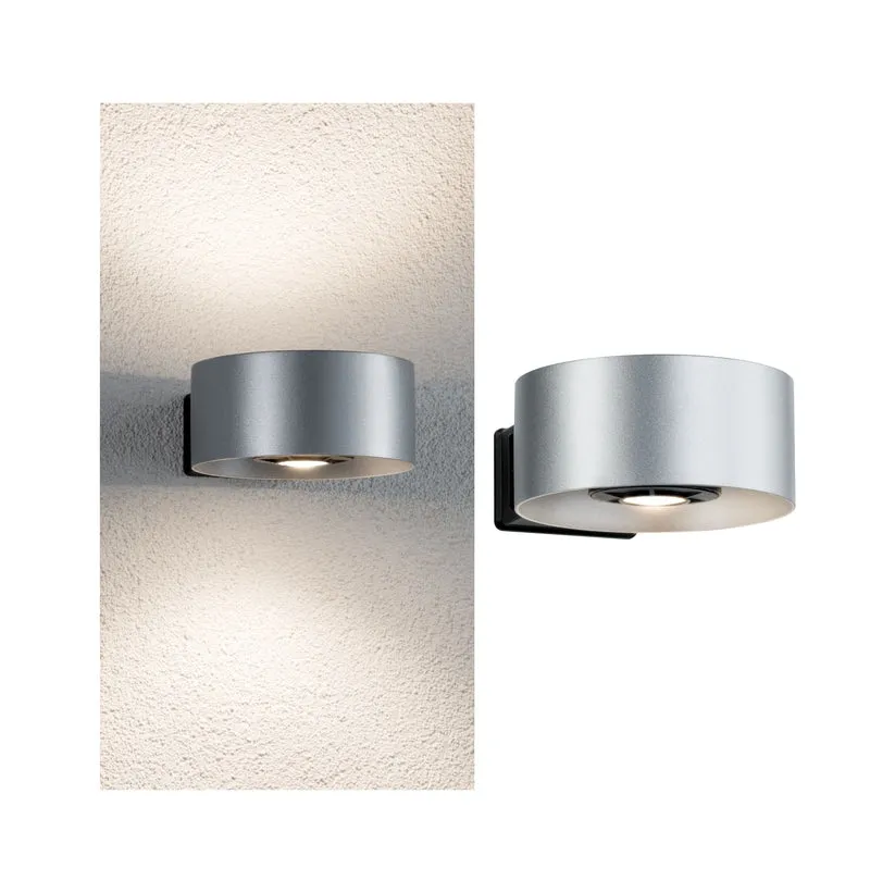 Paulmann Outdoor House Cone IP44 2x510lm 3000K 2x6W 230V 30-90° si Anthrazit Al Acryl