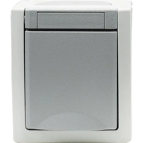 Pacific FR Schutzkontakt-Steckdose grau 90591008-DE