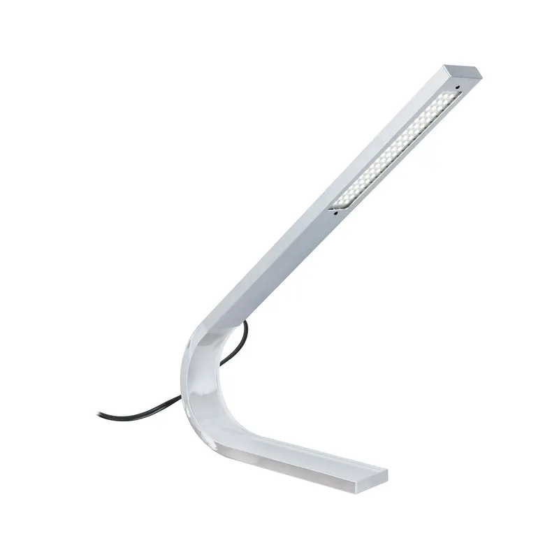 Paulmann Table&Desk Enjoy LED Schreibtischl 1x3,3W Alu/Transparent 230/12V Met/Kst