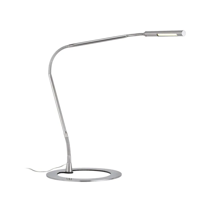 Paulmann Tischleuchte Plaza 3W LED 350mA Eisen gebürstet 230/12V Metall