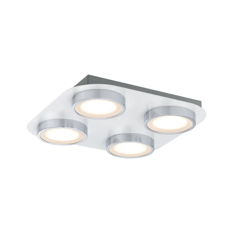 Paulmann WallCeiling Liao LED 1x18,8W Weiß matt Chrom 230V Metall