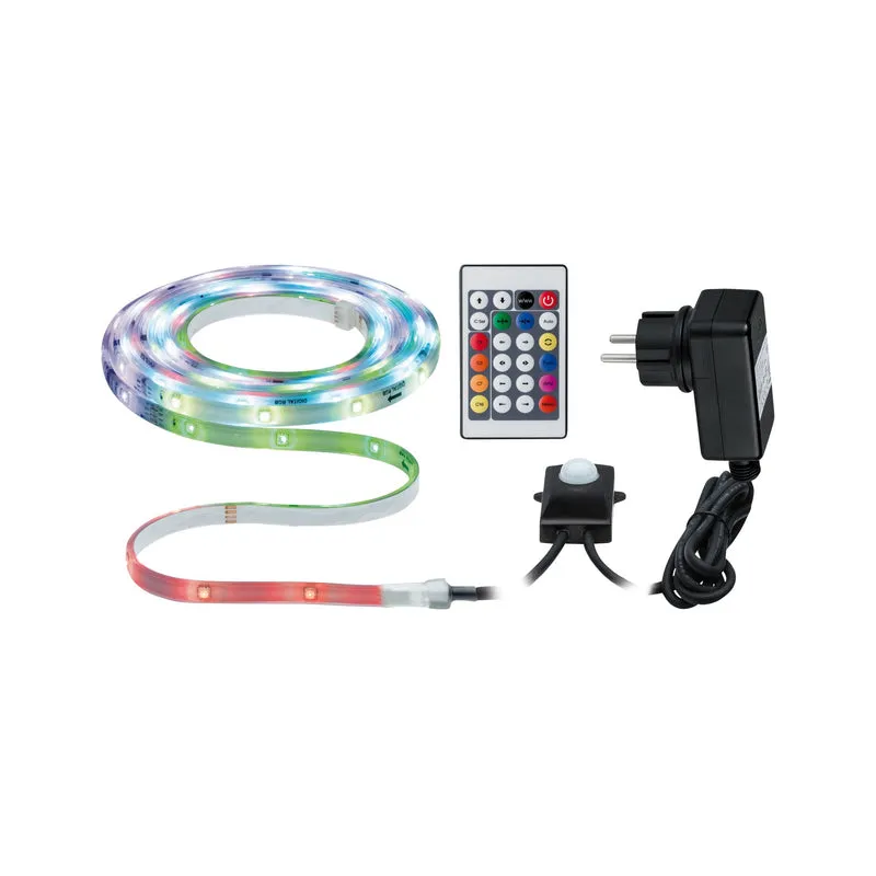 Paulmann Function WaterLED Digital-Strip Set 4,8m IP64/IP67 9,8W 230/12V ws Kst