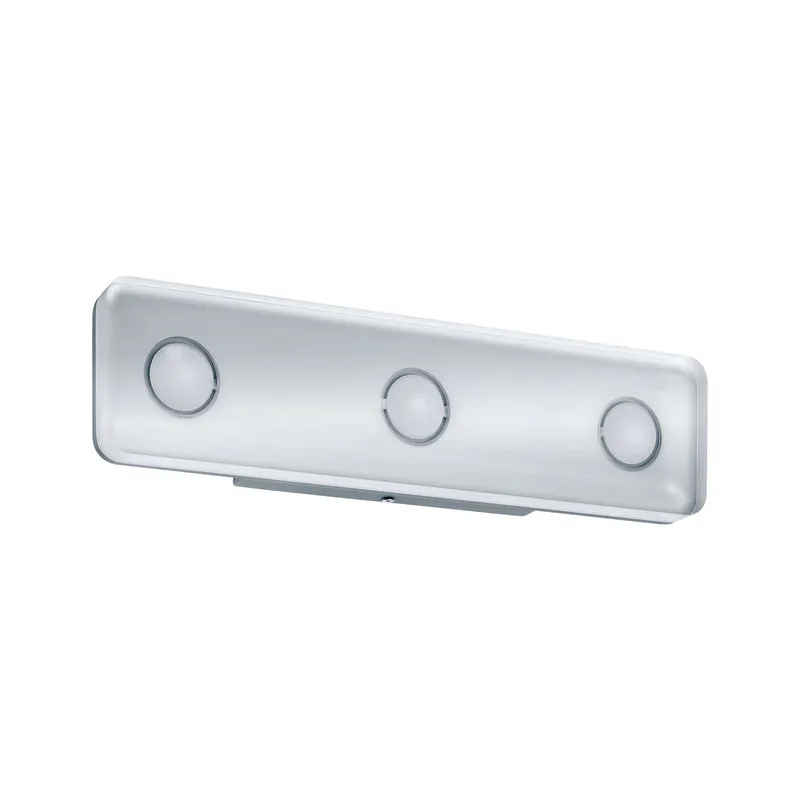 Paulmann WallCeiling eckig Theta IP44 LED 13,5W Alu eloxiert/Klar 230V Metall/Acryl