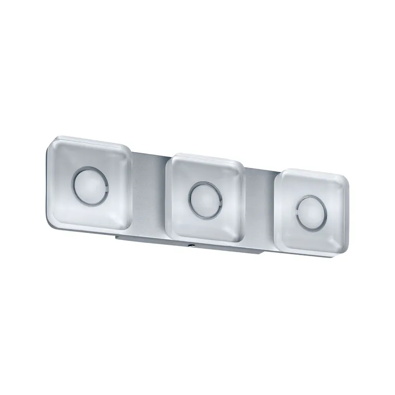 Paulmann WallCeiling eckig Tucana IP44 LED 13,5W Alu eloxiert/Klar 230V Metall/Acryl
