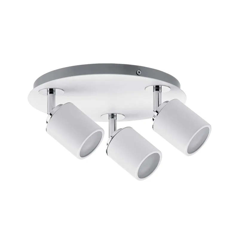 Paulmann Spotlight Tube IP44 Rondell max 3x10W GU10 Weiß/Chrom 230V Metall