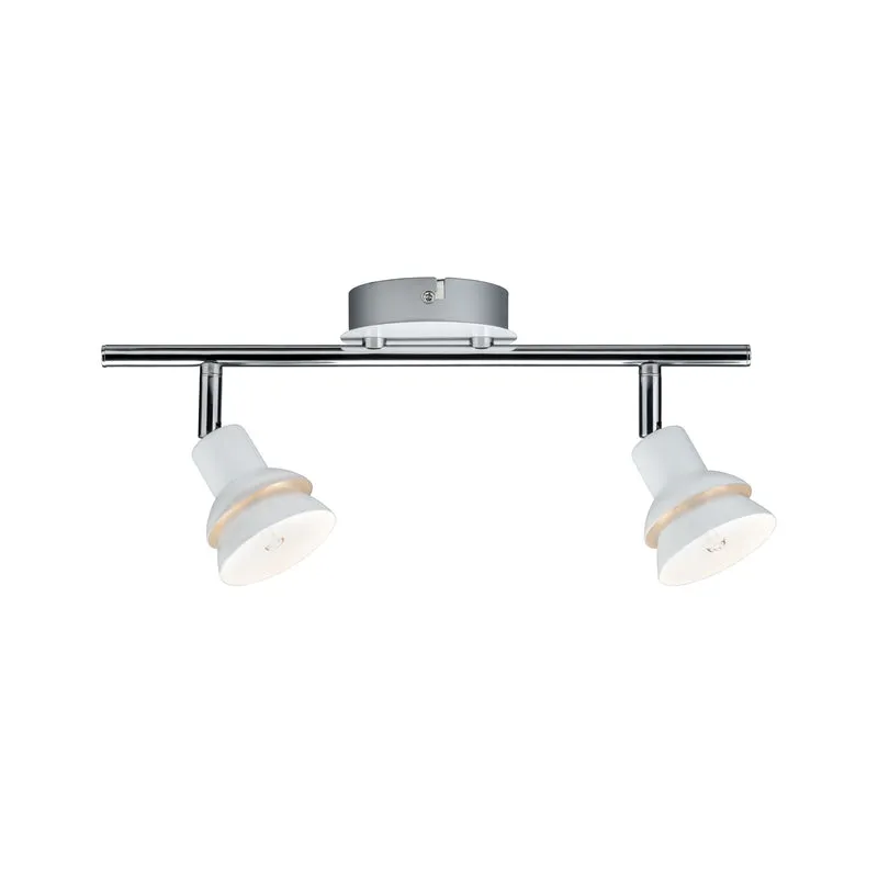 Paulmann Spotlight Double 2x2,2W G9 Weiß/Chrom 230V Metall