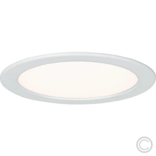 Paulmann Quality EBL Set Panel rund LED 1x18W 2700K 230V 220mm Weiß/Kunststoff