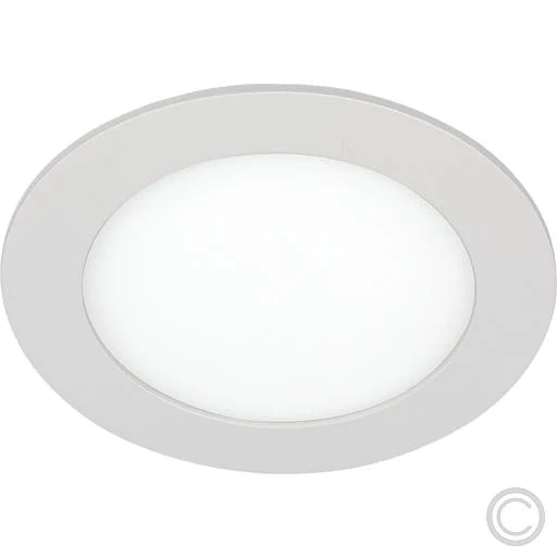EGB LED Panel rund silber 18W 3000K