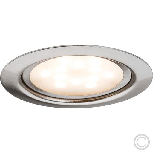 Paulmann Möbel EBL Set LED 1x4,5W 6VA 230V350mA 65mm Eisen gebürstet/Metall