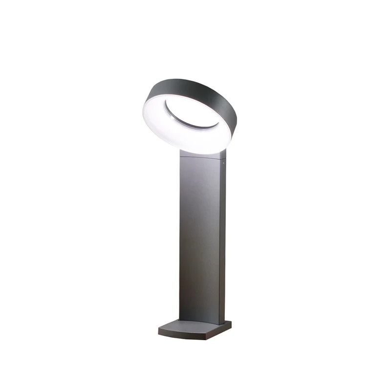Konstsmide LED Wegeleuchte Asti anthrazit, opalfarbenes Acrylglas