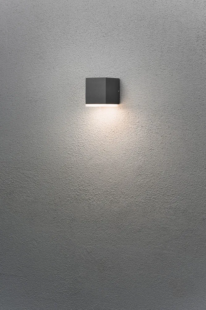 Konstsmide Monza Wandleuchte High Power LED anthrazit 6W 550lm 3000K