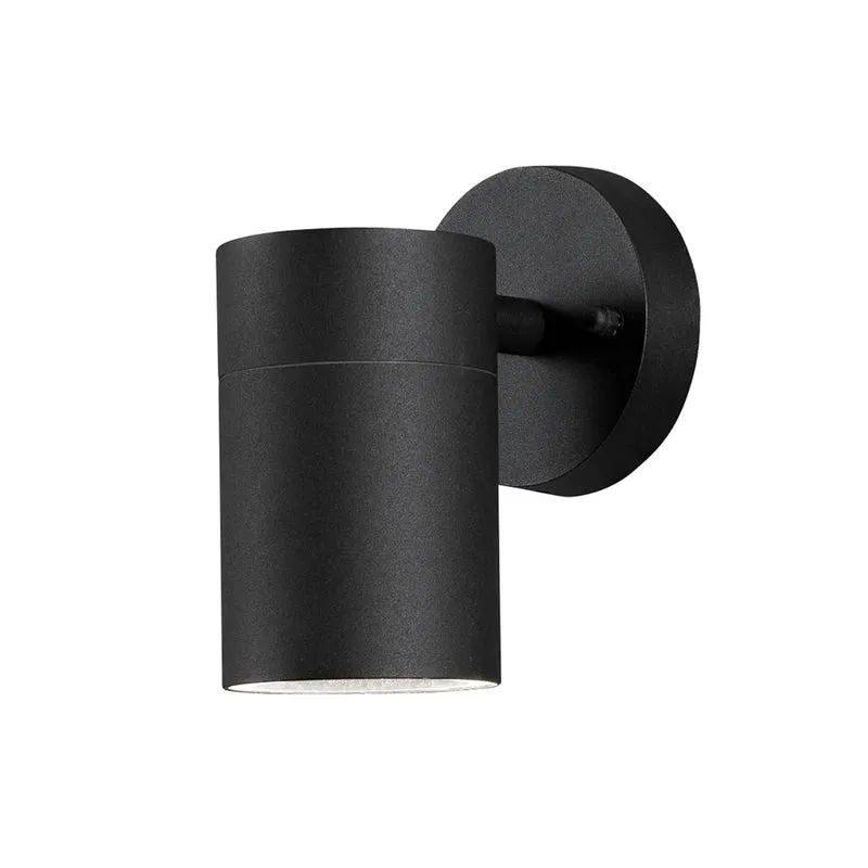 Konstsmide Halogenspot Modena Aluminium, matt schwarz, klares Glas