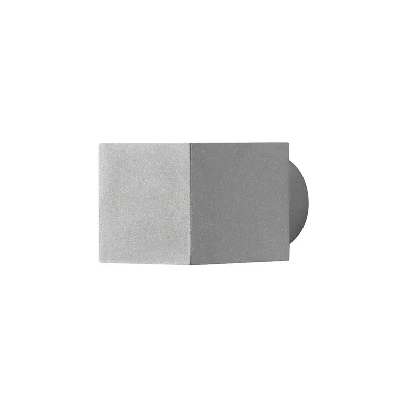 Konstsmide Halogenspot Modena silbergrau, quadrat, klares Glas