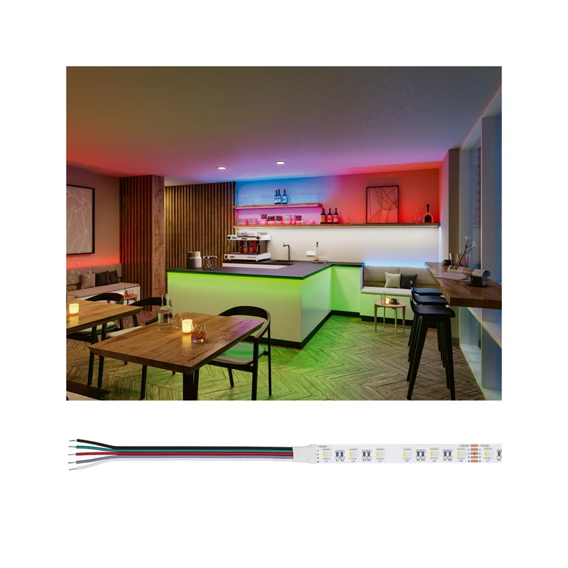 Paulmann Pro Strip LED Strip Silver P25 830 5m 75W 300lm/m 60 LEDs/m RGBW+