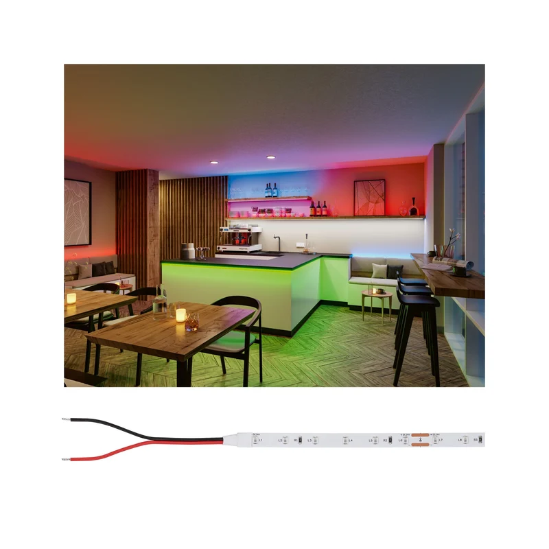 Paulmann Pro Strip LED Strip Silver P25 LED rot 5m 20W 80lm/m 60 LEDs/m