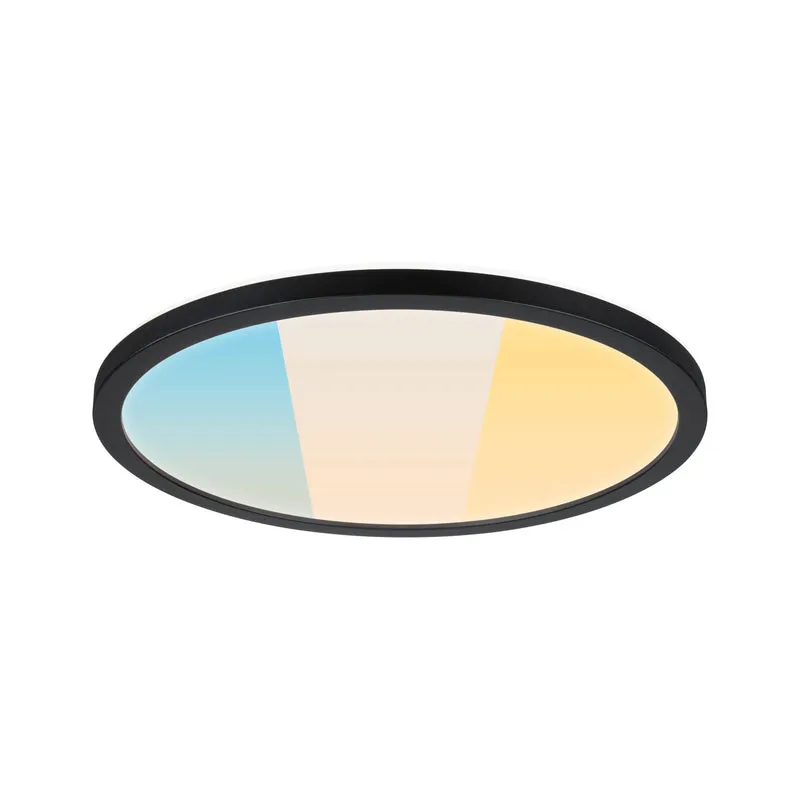 Paulmann LED Panel Atria Shine IP44 rund 298mm 14,8W 2250lm 3000 - 6500K Schwarz