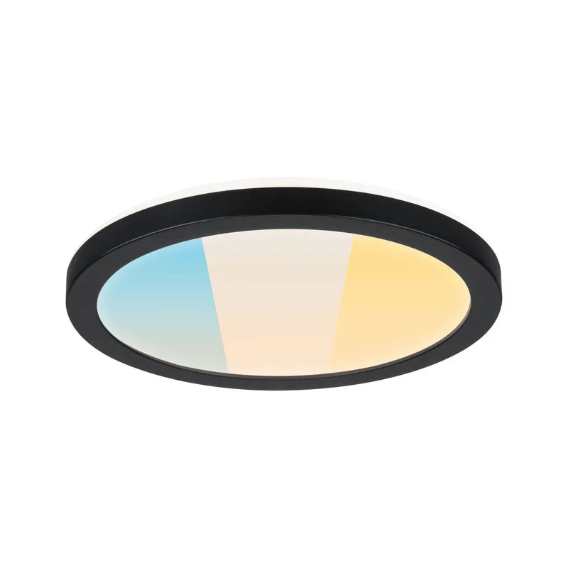 Paulmann LED Panel Atria Shine IP44 rund 190mm 7,6W 1100lm 3000 - 6500K Schwarz