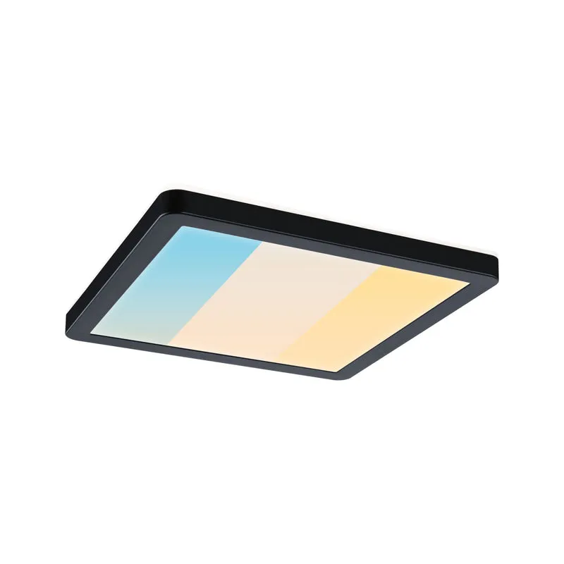 Paulmann LED Panel Atria Shine IP44 eckig 190x190mm 8W 1160lm 3000 - 6500K Schwarz