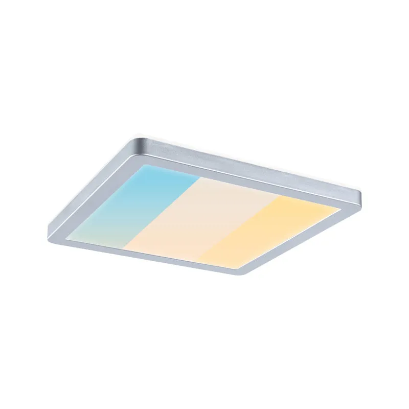 Paulmann LED Panel Atria Shine IP44 eckig 190x190mm 8W 1160lm 3000 - 6500K Chrom matt