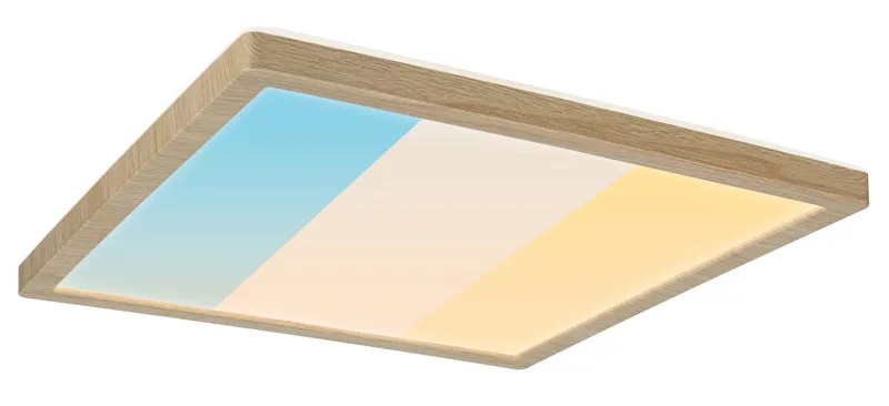 Paulmann LED Panel Atria Shine IP44 eckig 298x298mm 15,7W 2100lm White Switch Holzoptik