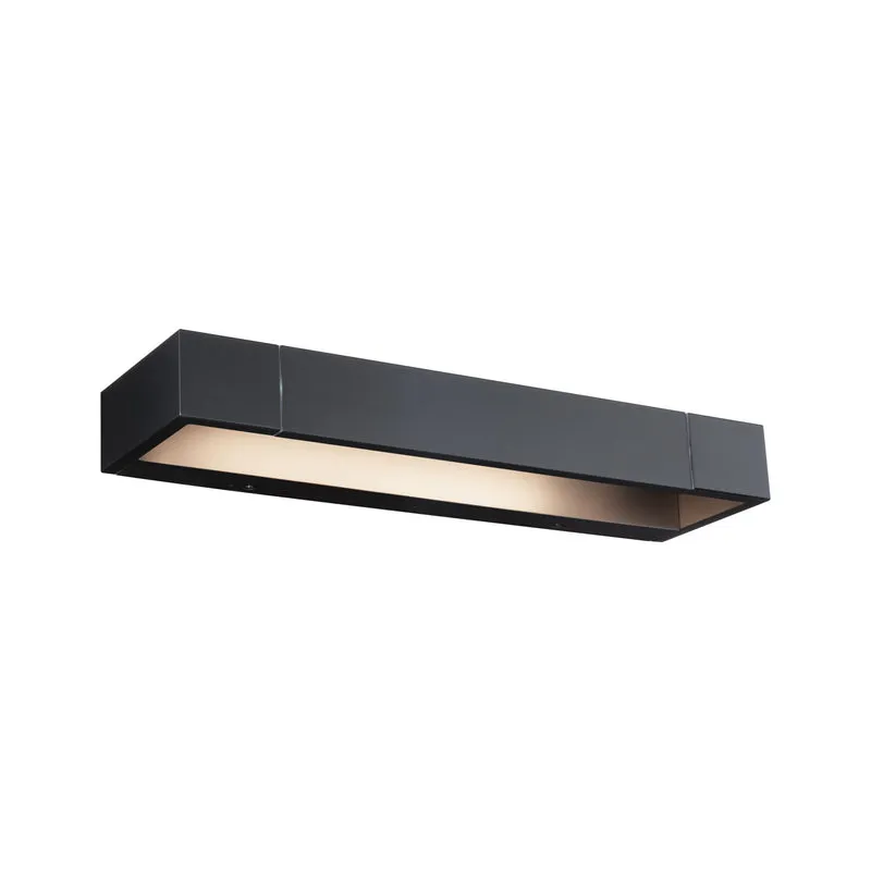 Paulmann LED Wandleuchte Lucille IP44 2700K 1000lm 230V 11W dimmbar Schwarz