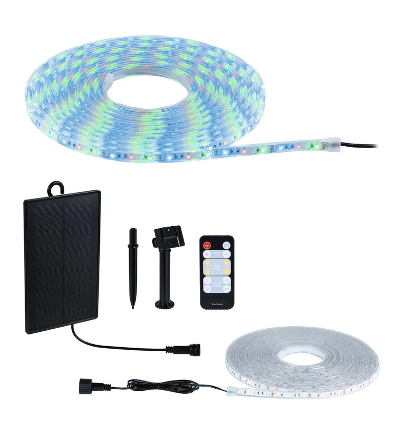 Paulmann LED Stripe Solar 10m IP44 3,8W 30lm/m 60 LEDs/m RGB