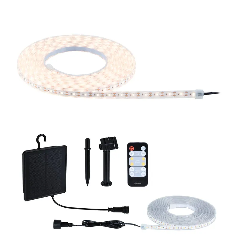 Paulmann LED Stripe Solar 5m IP44 2,8W 80lm/m 60 LEDs/m 3000K