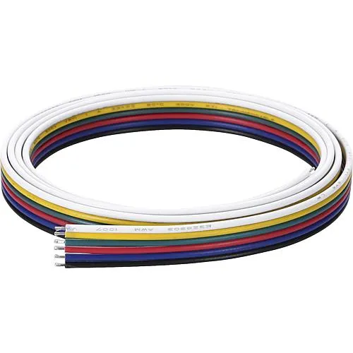 EGB Flachbandkabel 6pol. für RGB+CCT-Strips, L1m