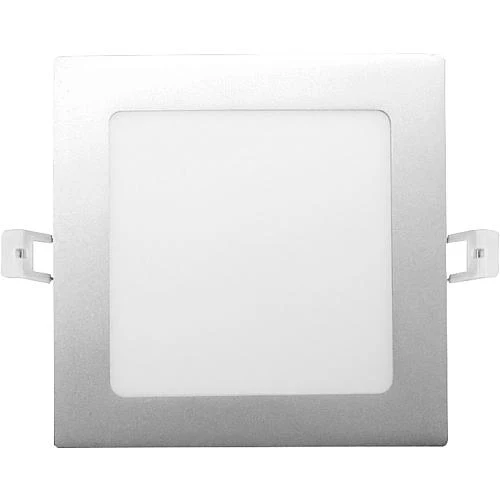 EGB LED Einbau-Panel, CCT-DIM, 12W, silber, quadr.