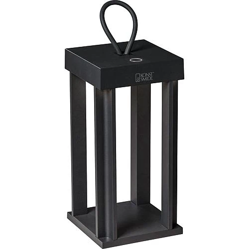 LED-Akku-Laterne IP54 Cannes schwarz 7819-750