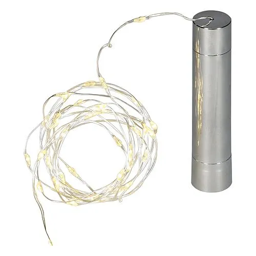 EGB LED-Lichterkette 40 fl. warmweiß, mit Timer
