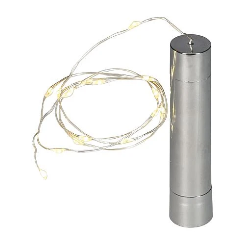 EGB LED-Lichterkette 15 fl. warmweiß, mit Timer