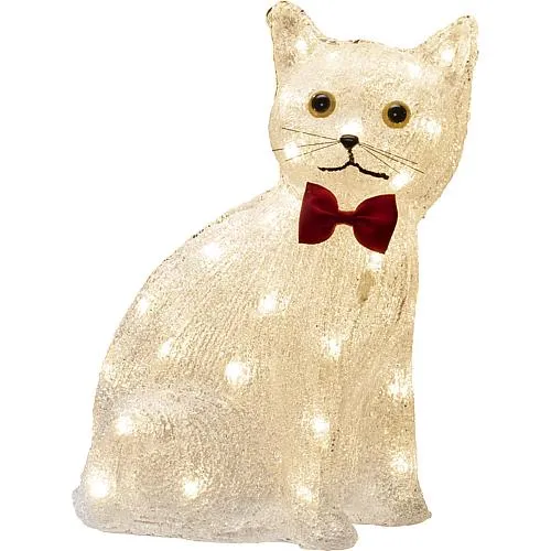 LED Acryl Katze 40 ww LED außen 6259-103