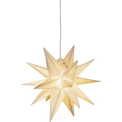 Weißer 3D Papierstern 45cm 5980-200FSC