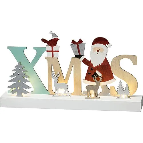 LED Holzsilhouette 'XMAS' 3274-500